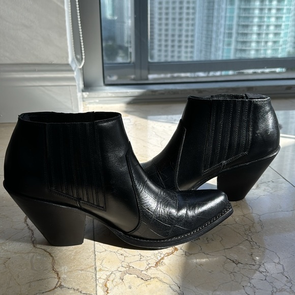 CELINE Embossed Booties Size 36 - Picture 8 of 8